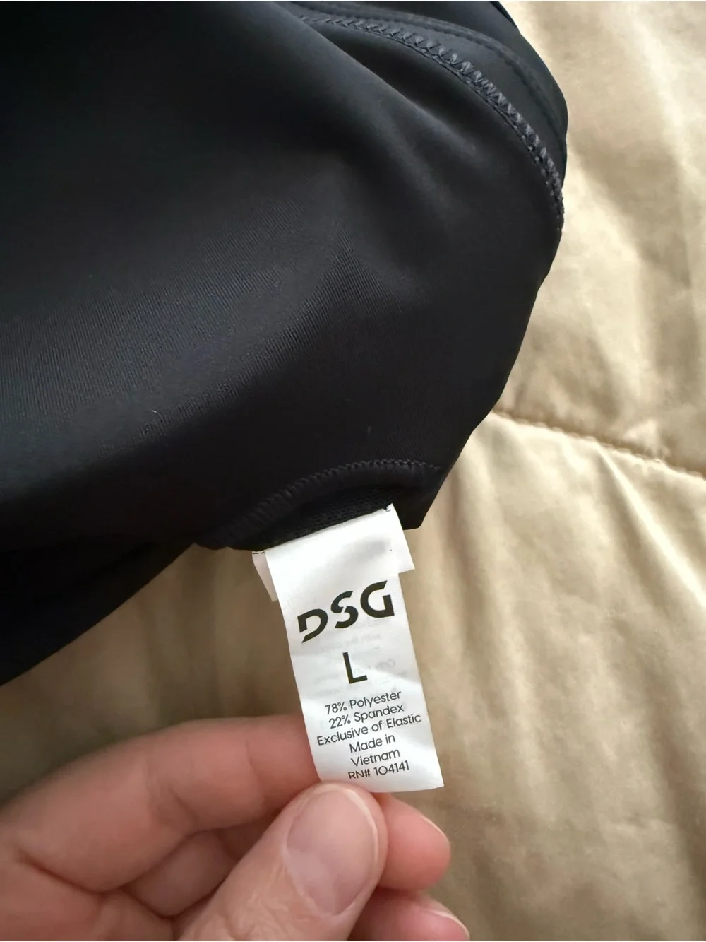 DSG Black Strappy Sports Bra - Women's Activewear